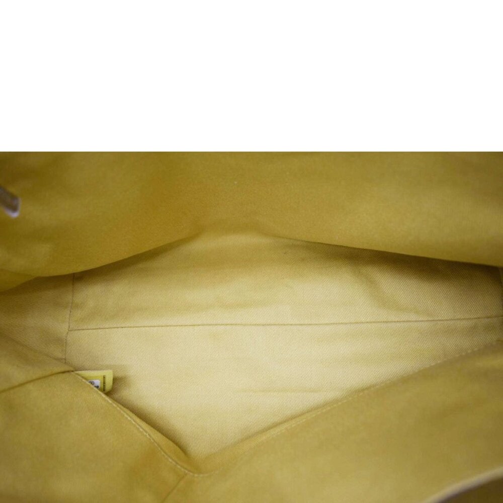 Chanel Deauville Straw Raffia Tote Bag Yellow - Picture 11 of 13